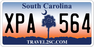 SC license plate XPA564