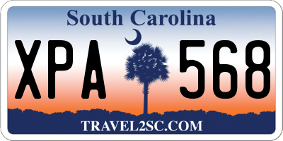 SC license plate XPA568