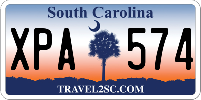 SC license plate XPA574