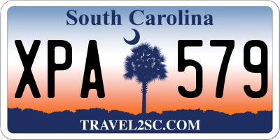 SC license plate XPA579