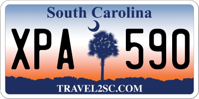 SC license plate XPA590