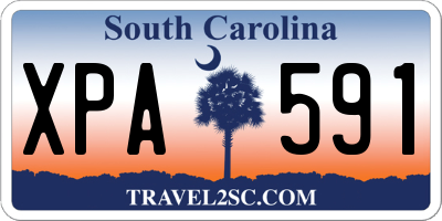 SC license plate XPA591