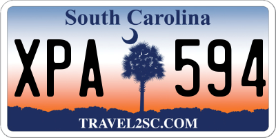 SC license plate XPA594