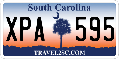 SC license plate XPA595