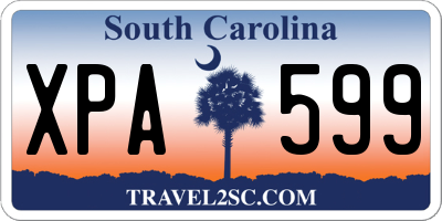SC license plate XPA599