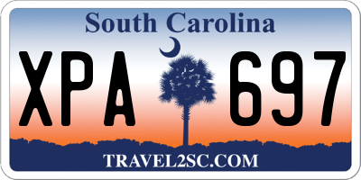 SC license plate XPA697