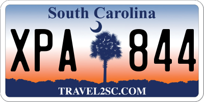 SC license plate XPA844