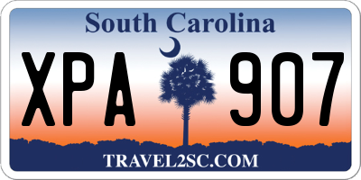 SC license plate XPA907