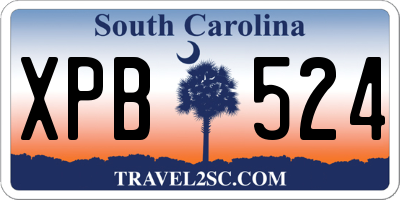 SC license plate XPB524