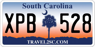 SC license plate XPB528
