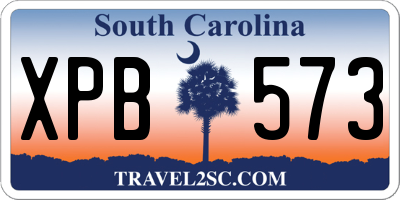 SC license plate XPB573