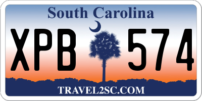 SC license plate XPB574
