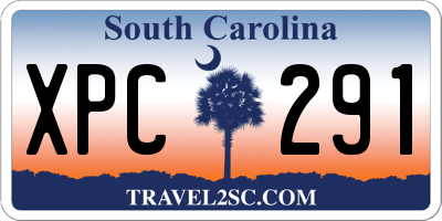SC license plate XPC291