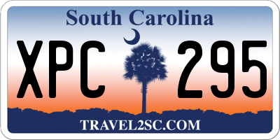 SC license plate XPC295