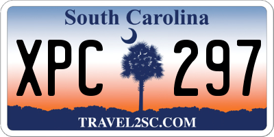 SC license plate XPC297