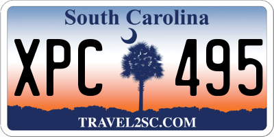 SC license plate XPC495