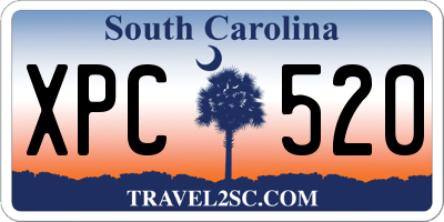SC license plate XPC520