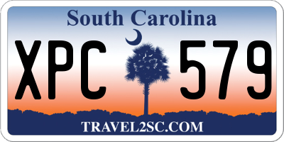 SC license plate XPC579