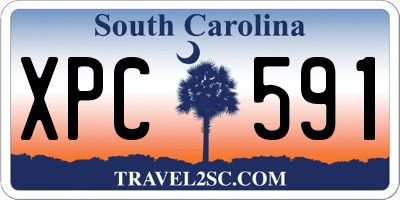 SC license plate XPC591