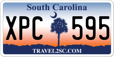 SC license plate XPC595