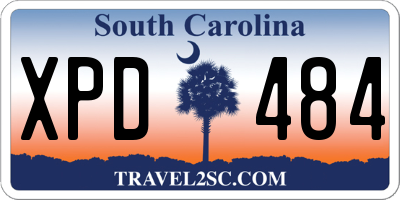 SC license plate XPD484