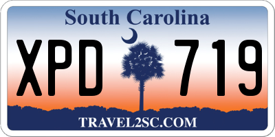 SC license plate XPD719