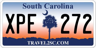 SC license plate XPE272