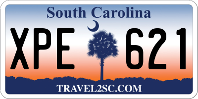 SC license plate XPE621