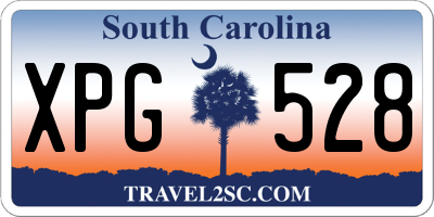 SC license plate XPG528