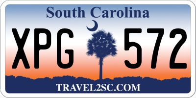 SC license plate XPG572