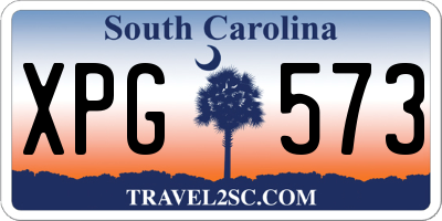 SC license plate XPG573