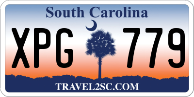 SC license plate XPG779