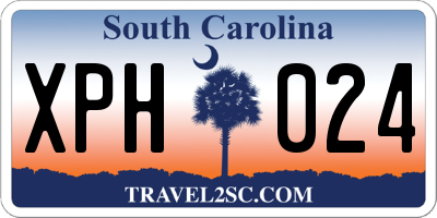 SC license plate XPH024