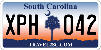 SC license plate XPH042