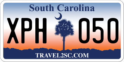 SC license plate XPH050