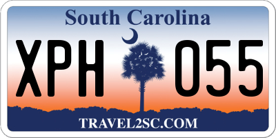 SC license plate XPH055