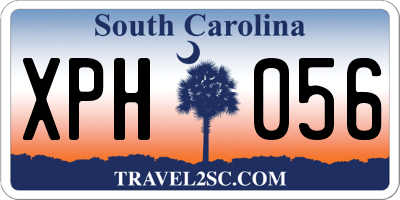 SC license plate XPH056