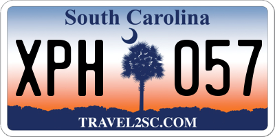 SC license plate XPH057