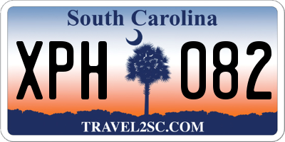 SC license plate XPH082