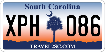 SC license plate XPH086