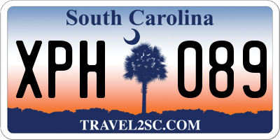 SC license plate XPH089