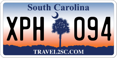 SC license plate XPH094