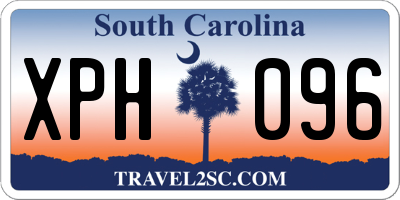 SC license plate XPH096