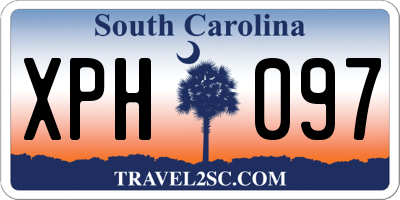 SC license plate XPH097