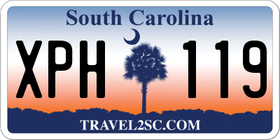SC license plate XPH119