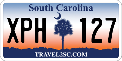 SC license plate XPH127
