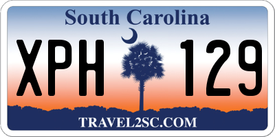 SC license plate XPH129