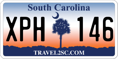 SC license plate XPH146