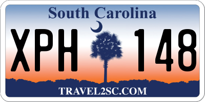 SC license plate XPH148