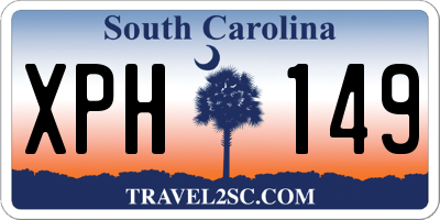 SC license plate XPH149